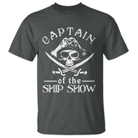 Funny Pirate T Shirt Captain Ship Show Boater Boating Captain