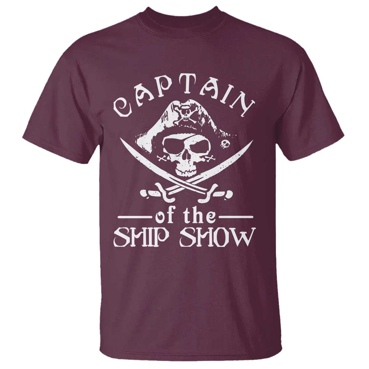 Funny Pirate T Shirt Captain Ship Show Boater Boating Captain