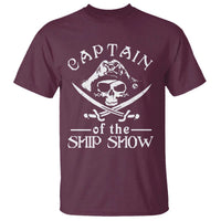 Funny Pirate T Shirt Captain Ship Show Boater Boating Captain