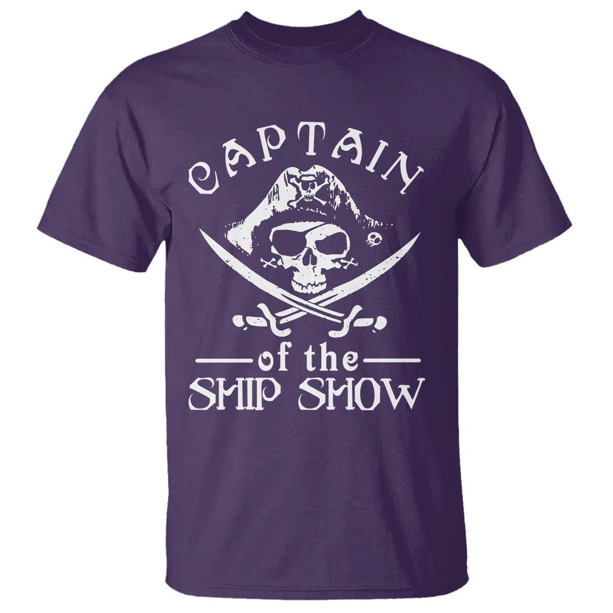 Funny Pirate T Shirt Captain Ship Show Boater Boating Captain