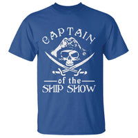 Funny Pirate T Shirt Captain Ship Show Boater Boating Captain