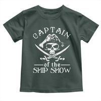 Funny Pirate Toddler T Shirt Captain Ship Show Boater Boating Captain