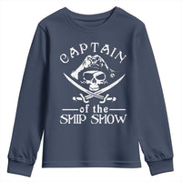 Funny Pirate Youth Sweatshirt Captain Ship Show Boater Boating Captain