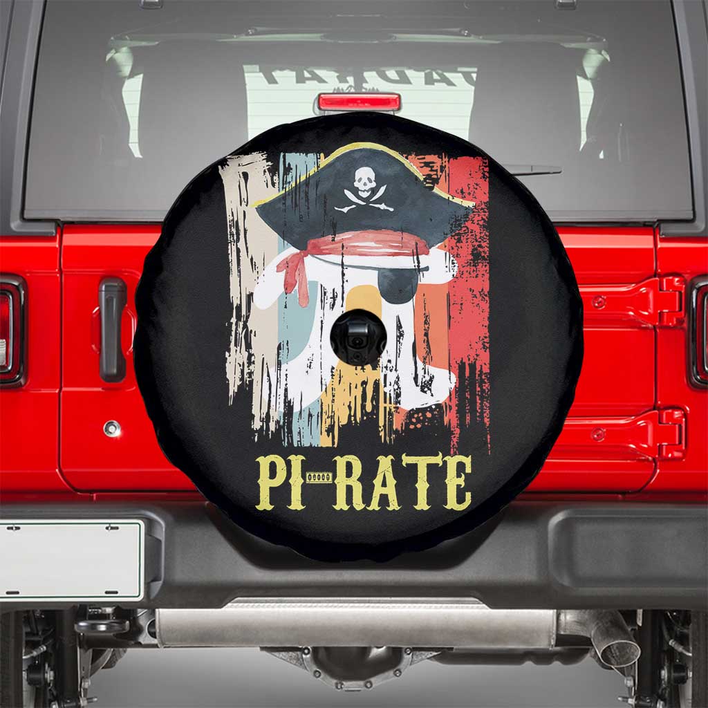 Funny Pi-rate Spare Tire Cover Pi Day Math Geek Pirate Lover