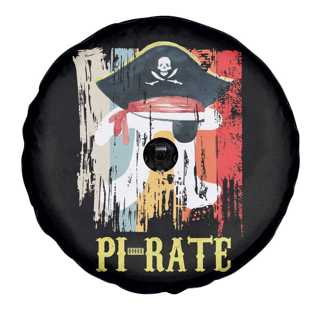 Funny Pi-rate Spare Tire Cover Pi Day Math Geek Pirate Lover