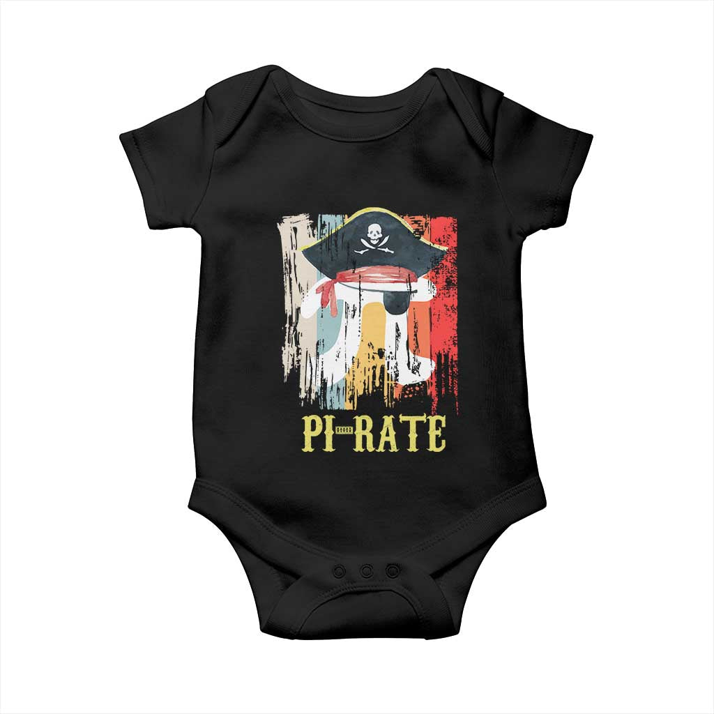 Funny Pi-rate Baby Onesie Pi Day Math Geek Pirate Lover