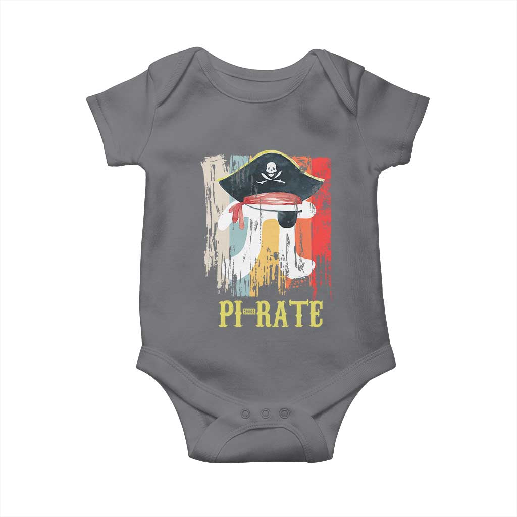 Funny Pi-rate Baby Onesie Pi Day Math Geek Pirate Lover