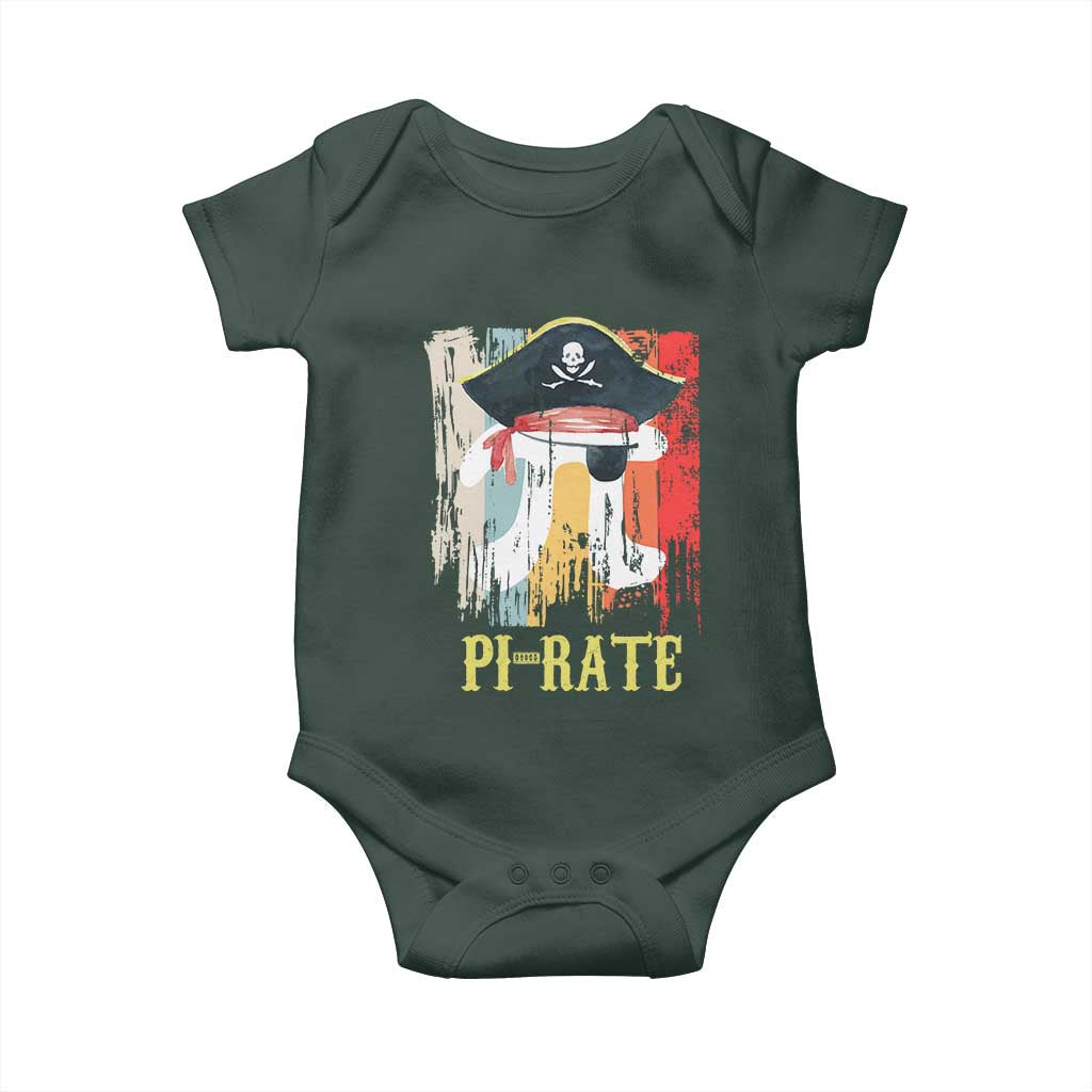Funny Pi-rate Baby Onesie Pi Day Math Geek Pirate Lover