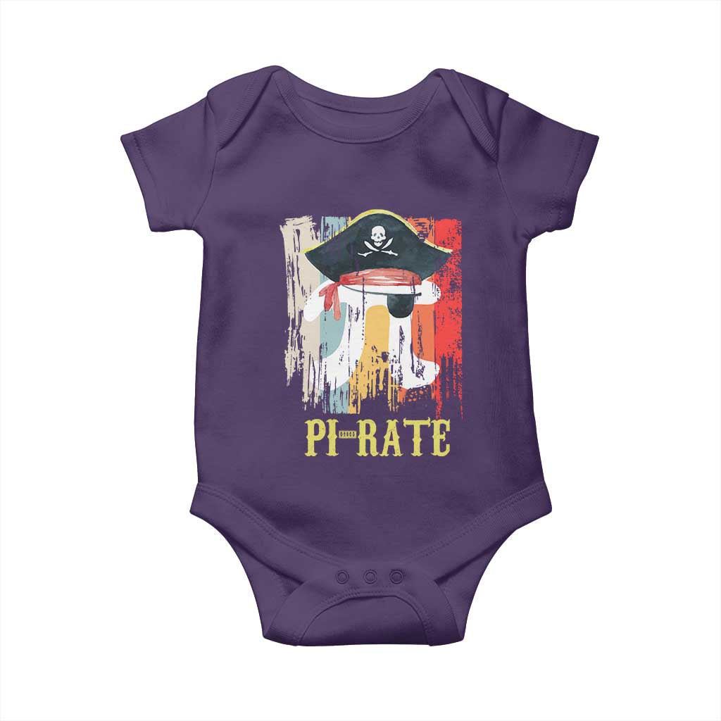 Funny Pi-rate Baby Onesie Pi Day Math Geek Pirate Lover
