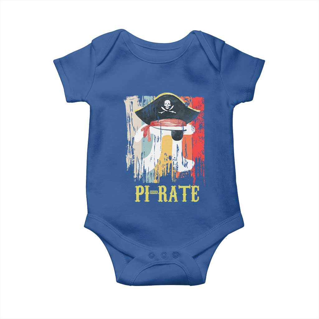 Funny Pi-rate Baby Onesie Pi Day Math Geek Pirate Lover