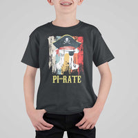 Funny Pi-rate T Shirt For Kid Pi Day Math Geek Pirate Lover