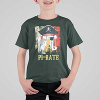 Funny Pi-rate T Shirt For Kid Pi Day Math Geek Pirate Lover