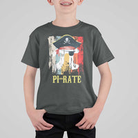 Funny Pi-rate T Shirt For Kid Pi Day Math Geek Pirate Lover