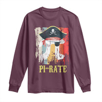 Funny Pi-rate Long Sleeve Shirt Pi Day Math Geek Pirate Lover