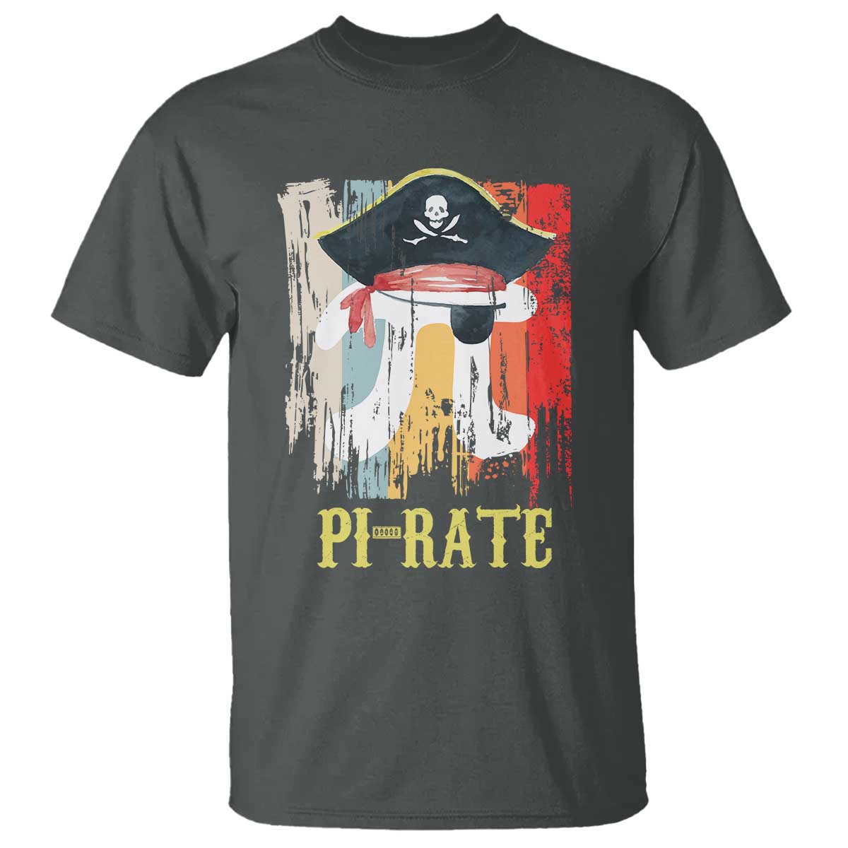 Funny Pi-rate T Shirt Pi Day Math Geek Pirate Lover