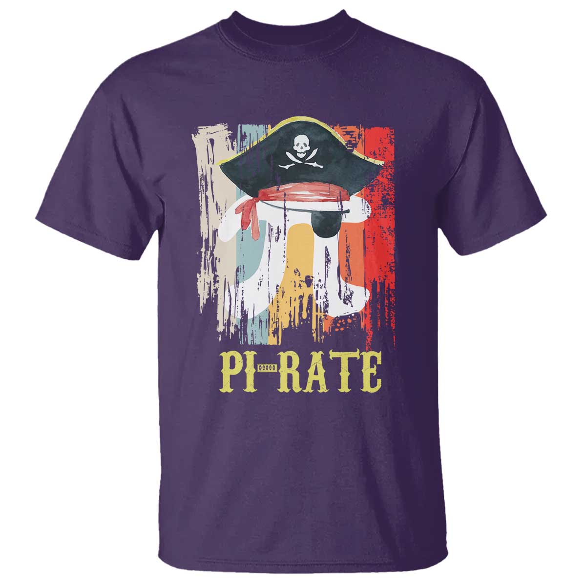 Funny Pi-rate T Shirt Pi Day Math Geek Pirate Lover