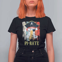 Funny Pi-rate T Shirt For Women Pi Day Math Geek Pirate Lover