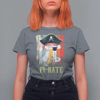 Funny Pi-rate T Shirt For Women Pi Day Math Geek Pirate Lover