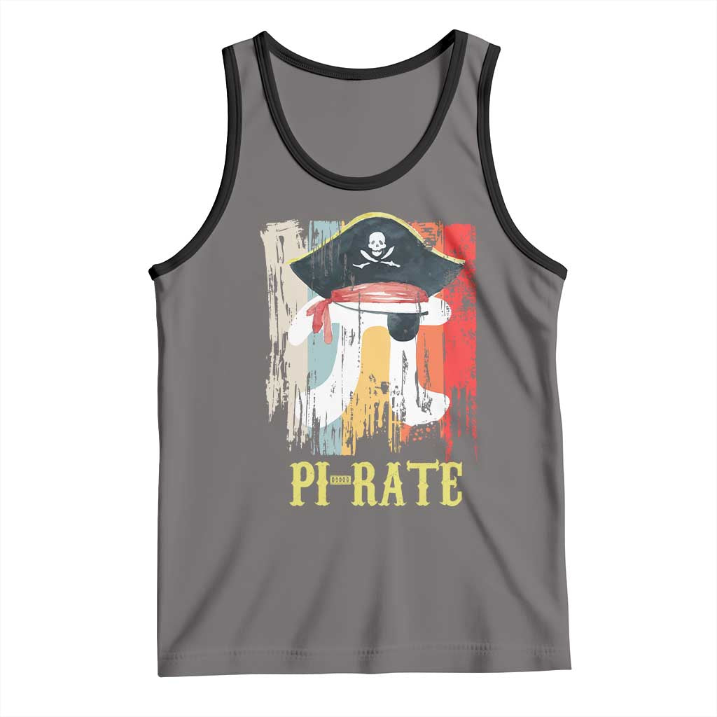 Funny Pi-rate Tank Top Pi Day Math Geek Pirate Lover
