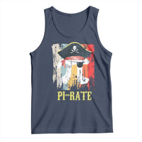Funny Pi-rate Tank Top Pi Day Math Geek Pirate Lover