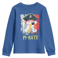 Funny Pi-rate Youth Sweatshirt Pi Day Math Geek Pirate Lover