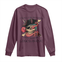 Funny Pirate Long Sleeve Shirt All Fun And Games Until Someone Loses an Eye