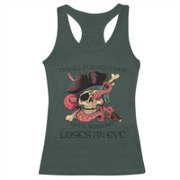 Funny Pirate Racerback Tank Top All Fun And Games Until Someone Loses an Eye
