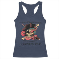 Funny Pirate Racerback Tank Top All Fun And Games Until Someone Loses an Eye