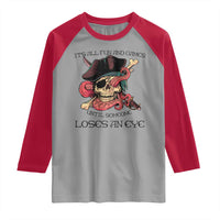 Funny Pirate Raglan Shirt All Fun And Games Until Someone Loses an Eye