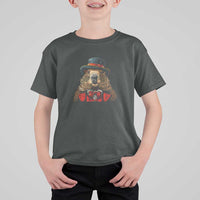 Cute Groundhog T Shirt For Kid Woodchuck Day Animal Lover
