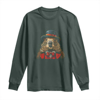Cute Groundhog Long Sleeve Shirt Woodchuck Day Animal Lover