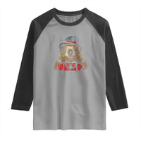 Cute Groundhog Raglan Shirt Woodchuck Day Animal Lover
