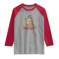 Cute Groundhog Raglan Shirt Woodchuck Day Animal Lover
