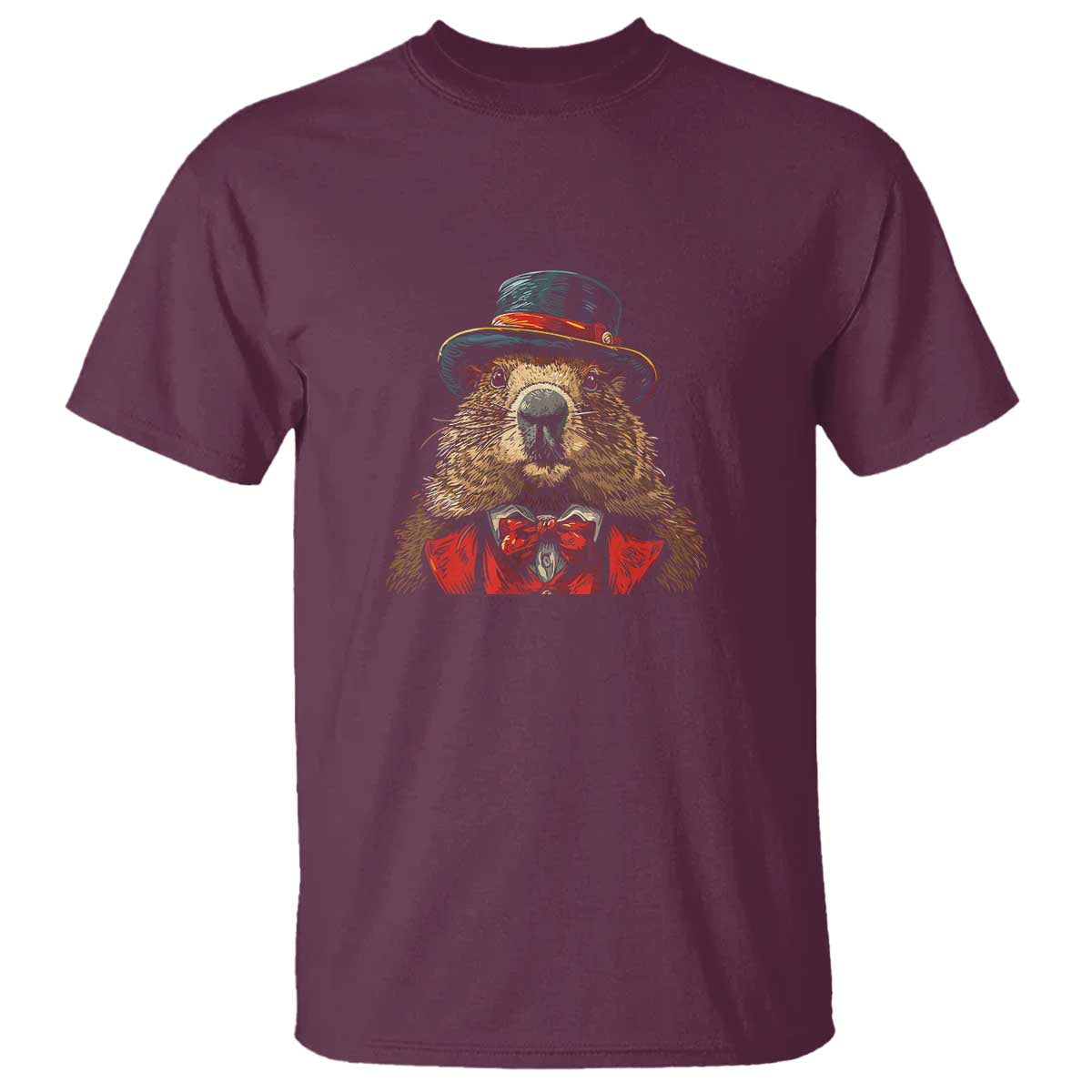 Cute Groundhog T Shirt Woodchuck Day Animal Lover
