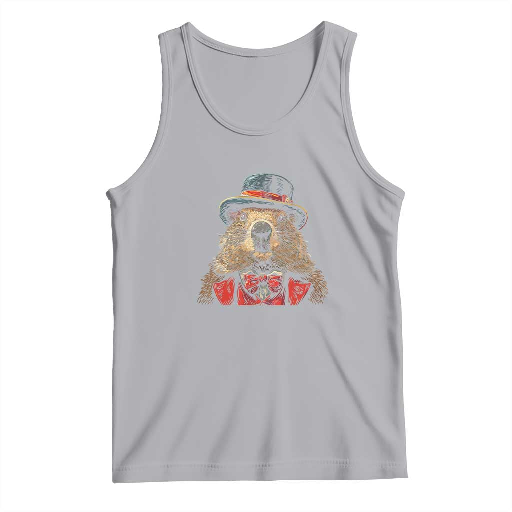 Cute Groundhog Tank Top Woodchuck Day Animal Lover