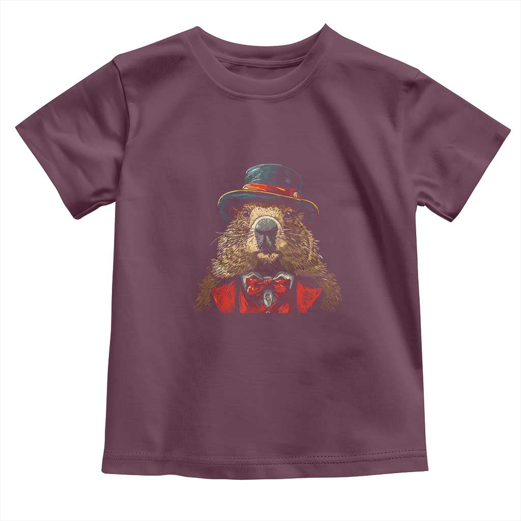 Cute Groundhog Toddler T Shirt Woodchuck Day Animal Lover