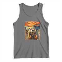 Funny Scream Groundhog Tank Top Woddchuck Day
