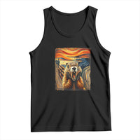 Funny Scream Groundhog Tank Top Woddchuck Day