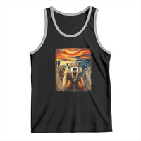 Funny Scream Groundhog Tank Top Woddchuck Day