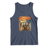 Funny Scream Groundhog Tank Top Woddchuck Day