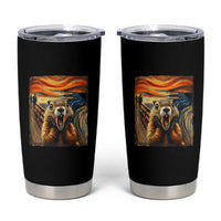 Funny Scream Groundhog Tumbler Cup Woddchuck Day