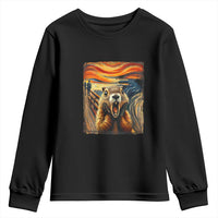 Funny Scream Groundhog Youth Sweatshirt Woddchuck Day
