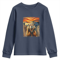Funny Scream Groundhog Youth Sweatshirt Woddchuck Day