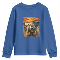 Funny Scream Groundhog Youth Sweatshirt Woddchuck Day