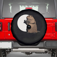 Groundhog Shadow Meteorlogy Spare Tire Cover Woodchuck Puppet Funny Gift