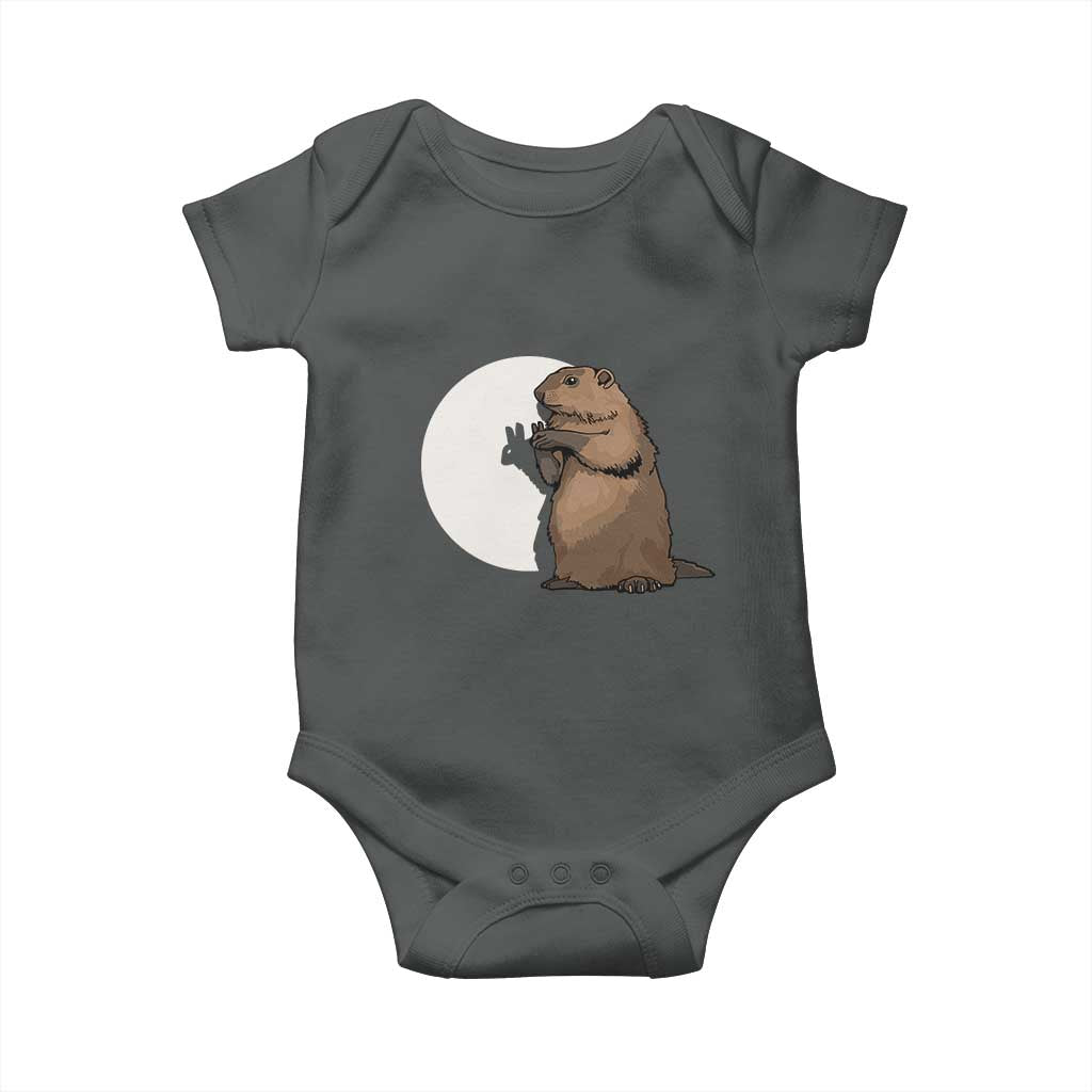 Groundhog Shadow Meteorlogy Baby Onesie Woodchuck Puppet Funny Gift