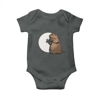 Groundhog Shadow Meteorlogy Baby Onesie Woodchuck Puppet Funny Gift