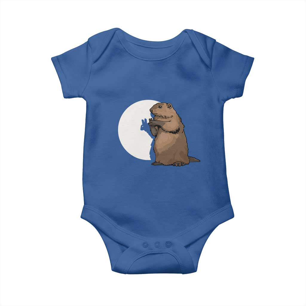 Groundhog Shadow Meteorlogy Baby Onesie Woodchuck Puppet Funny Gift