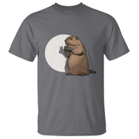 Groundhog Shadow Meteorlogy T Shirt Woodchuck Puppet Funny Gift