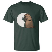 Groundhog Shadow Meteorlogy T Shirt Woodchuck Puppet Funny Gift